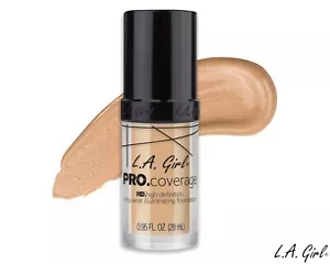 LA Girl HD Pro Coverage Illuminating Foundation Fair 0.95 oz - Picture 1 of 2