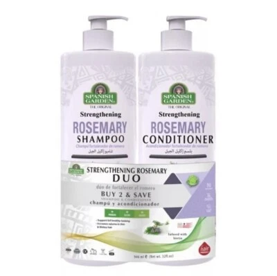 Juego de Champú y Acondicionador FORTALECIMIENTO ROMERO JARDÍN ESPAÑOL Foto 1 de 3