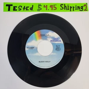 Buddy Holly "Peggy Sue" 45 Vg Tested Jukebox - Picture 1 of 5