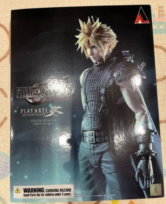 Final Fantasy VII Rebirth Play Arts Kai Cloud Strife Action Figure SQUARE ENIX - Immagine 1 di 4