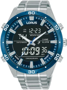 Lorus RW647AX9 Digital Chronograph Herrenuhr 46mm 10ATM - Bild 1 von 2
