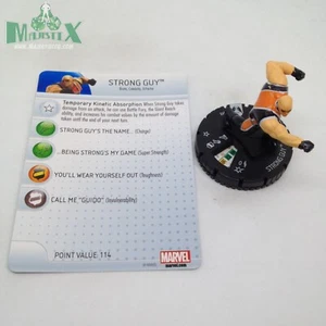Heroclix Wolverine and the X-Men set Strong Guy #012 Common figure w/card! - Picture 1 of 1