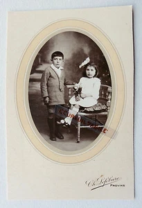PHOTO LEFEBURE à PROVINS FRERE et SOEUR N184 - Imagen 1 de 1