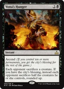 MTG - VONA'S HUNGER - Rivals of Ixalan (R) - Picture 1 of 1