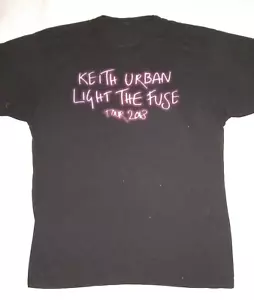 KEITH URBAN LIGHT THE FUSE KONZERT TOUR T-SHIRT SCHWARZ GRÖSSE L - Bild 1 von 6