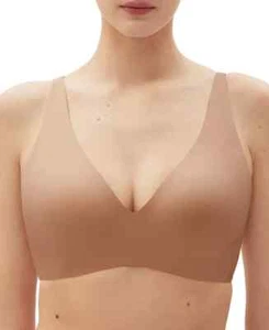 GapBody Women's Sz 38D Everyday Essentials Wireless T-Shirt Bra GPW00355 Bronze - Picture 1 of 8