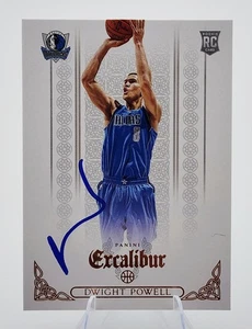 Dwight Powell Signed 2014-15 Excalibur Rookie Card #175 RC Mavs NBA Auto RAD - Picture 1 of 4