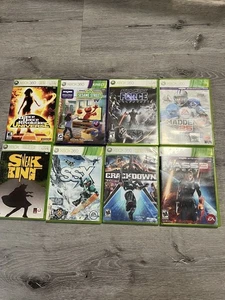 xbox 360 game lot bundle W/ Crackdown, Mass Effect 3 , Dance Dance , Star Wars - Picture 1 of 4