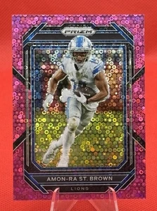 AMON - RA ST BROWN 2022 NFL Panini Prizm Pink No Huddle /15 - Bild 1 von 2