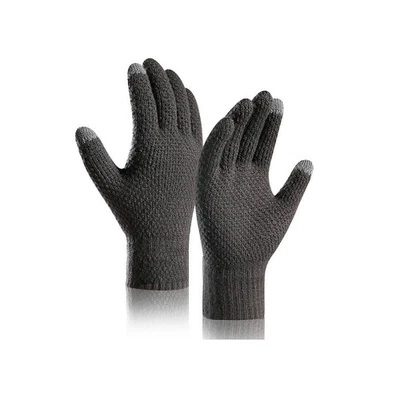 Winter Cycling Gloves Touch Screen Bike Gloves Thermal Warm Full Finger Mittens - Image 1 of 4