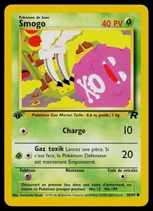 Pokemon Card - Koffing Smogo Team Rocket French 58/82 1st Edition - Picture 1 of 2