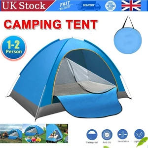Automatic Instant Pop Up Tent Camping Tent Family Outdoor Hiking Shelter 1-2 Man - Picture 1 of 12