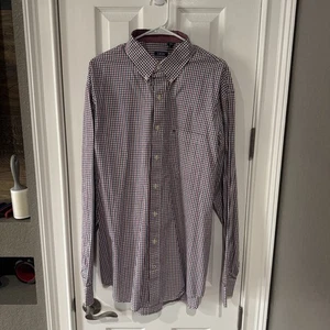 IZOD mehrfarbig kariert Herren Langarm Knopfleiste Größe XLT - Bild 1 von 5