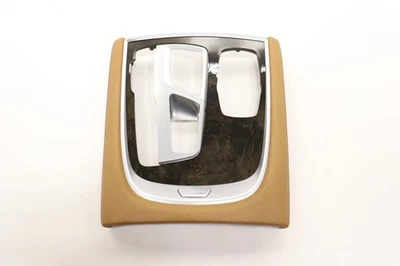 BMW 740I G12 2016-2022 consola central delantera bisel de cambio OEM marrón_PLCRI Foto 1 de 4