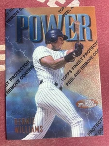 BERNIE WILLIAMS 1997 TOPPS FINEST POWER #45 YANKEES - Picture 1 of 2