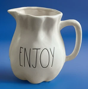 Rae Dunn ENJOY Kürbis Krug Artisan Collection von Magenta. Neu, nie benutzt! - Bild 1 von 6