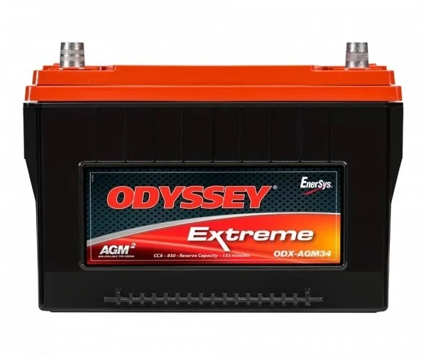 Batería Odyssey ODX-AGM34 850CCA/1050CA SAE Terminal Estándar Foto 1 de 3