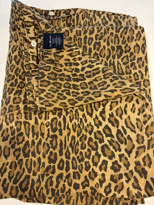 Funda nórdica medieval rara Ralph Lauren Aragón leopardo doble Foto 1 de 4