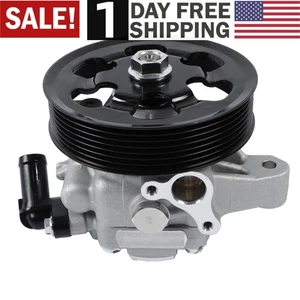 Power Steering Pump w/ Pulley Fits Acura RSX TSX 2.4L Honda Accord CR-V Element - Picture 1 of 13