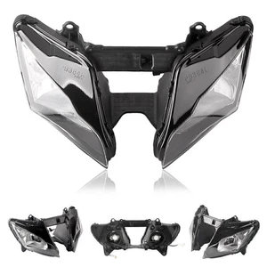 Front Motorcycle Headlight Head Lamp Fit Kawasaki Ninja ZX10R 2011-2015 12 13 14 - Picture 1 of 6