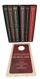 Lemony Snicket A SERIES OF UNFORTUNATE EVENTS 2 Box Sets 1-6 Hardcover Books - Imagen 1 de 11