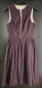 Costume da donna Dirndl senza maniche viola fantasia circa taglia 40 di Rose-Dirndl - Foto 1 di 2