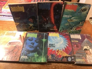 Vintage 1974 Analog Science Fiction 7 Magazine Lot Jan-July 1974 FREE SHIPPING - Bild 1 von 17