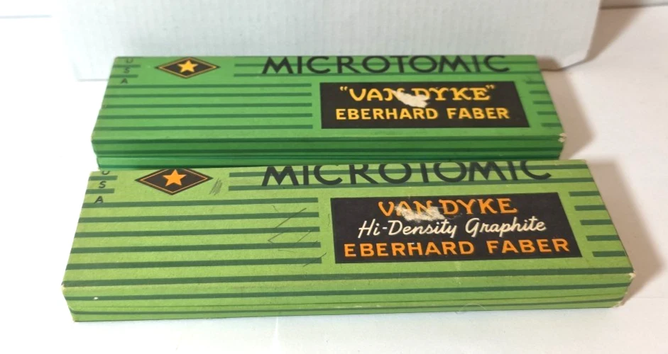 24 VINTAGE EBERHARD FABER-VAN DYKE-600-5H-F Graphite PENCILS -in box USA - READ - Image 1 of 4