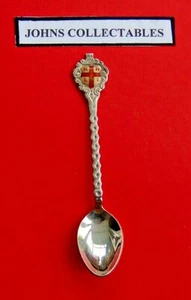 VINTAGE COLLECTABLE R N L I SILVER PLATE TEA SPOON (r) - Foto 1 di 1