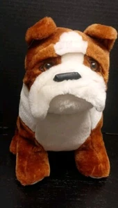 Vintage Realistic English Bulldog Plush 12" - Picture 1 of 8