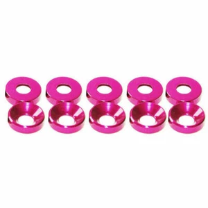 10-100pcs Aluminum Alloy M3 Anodized Countersunk Head Bolt CNC Washers Gasket - Picture 1 of 22