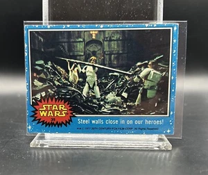 Topps Star Wars 1977 Steel Walls Close In On Our Heroes! #39 Luke Princess Leia - Picture 1 of 2