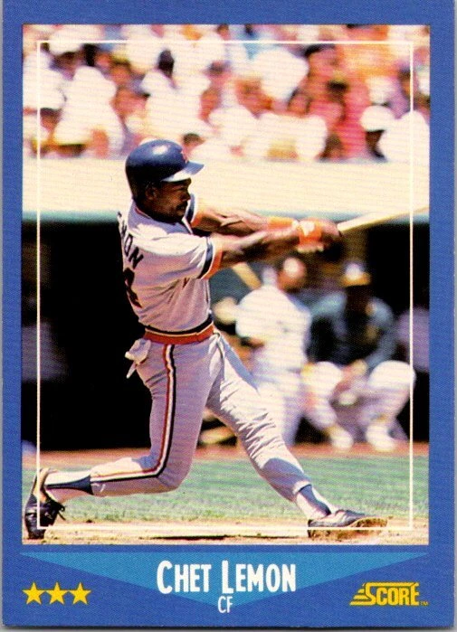 1988 Score Baseball #119 Chet Lemon