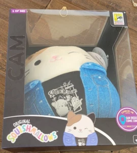 2023 SDCC EXCLUSIVE JAZWARES SQUISHMALLOWS CAM THE CAT CHECK IN SERIES /565 - Picture 1 of 1