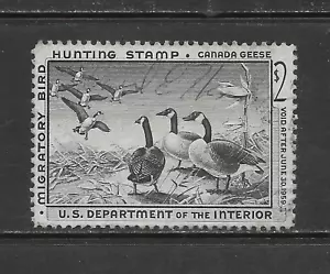 U.S. Scott RW25 GEBRAUCHT F/VF - 1958 $ 2 SCHWARZ BUNDESENTENMARKE - Bild 1 von 2