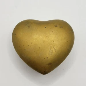 Vintage Brass Small Heart Catch All - Picture 1 of 5