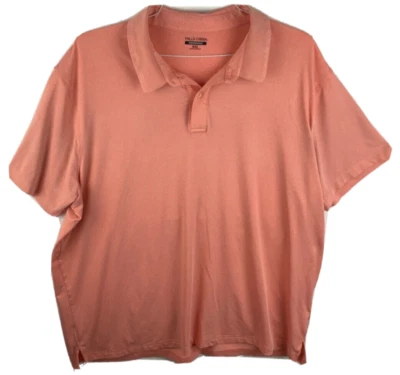 Falls Creek Performance Polo Shirt Men's XXL Short Sleeve Peach Polyester - Image 1 of 4
