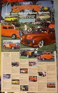 GOODGUYS 11TH WEST COAST ROD & CUSTOM NATIONALS poster Pleasanton classic auto - Picture 1 of 2