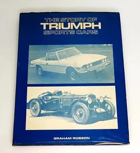 The Story Of Triumph Sports Cars Book - VINTAGE 1973 - By Graham Robson - RARE! - Picture 1 of 12