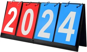 Scoreboard Score Keeper,Volleyball Basketball Tennis Table Tennis Scoreboards(4- - Picture 1 of 12