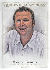 2016 Upper Deck Goodwin Champions #9 Martin Brodeur Hockey