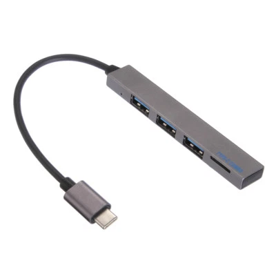 TYPE C to 3 Ports USB3.0 HUB Charging Adapter Cord for Macbook Pro Phone Laptop - Image 1 of 4