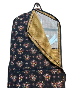 Vera Bradley Chocolate Brown Floral Garment Bag - Paisley Jamboree Retired, Boho - Picture 1 of 13