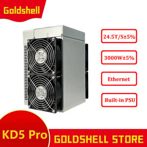 New Release Goldshell KD5 Pro 24.5T 3000W Kadena KDA Crypto Coin Mining with PSU