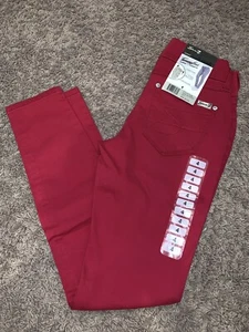 NEW Women’s Size 4 Seven 7 RED Tummyless Slimming Skinny Jeans MSRP $69 NWT - Picture 1 of 7