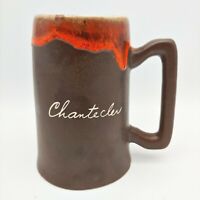 10 oz Esso oil drip distressed porcelain mug and slate coaster