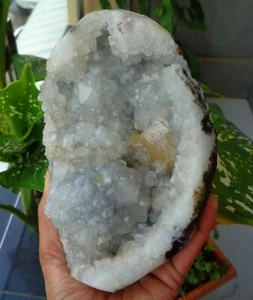 Fluorite Balls w/ Calcite Crystals On MM Quartz Matrix Minerals Specimen - Picture 1 of 4