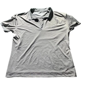 Mercedes Benz Polo Shirt Womens 2X Gray Short Sleeve Collared Active Stretch - Picture 1 of 10