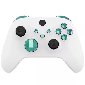 Xbox Series X / S Controller Chameleon Green Full Button Replacement Kit ABXY - Picture 1 of 7