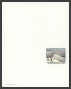 2006 US Scott #UX449 24c Pike's Expedition at Pike's Peak, Postal Reply Card MNH - Picture 1 of 2